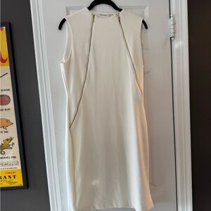 Calvin Klein Women's Ivory Midi Dress